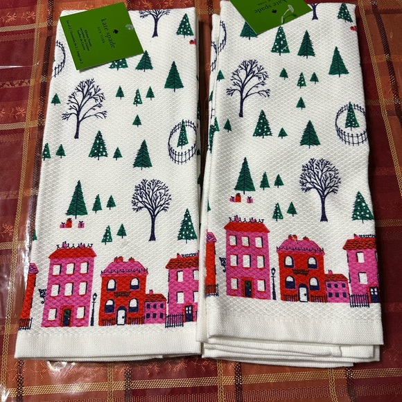 7 kate Spade Christmas dish towels - Picture 10 of 15